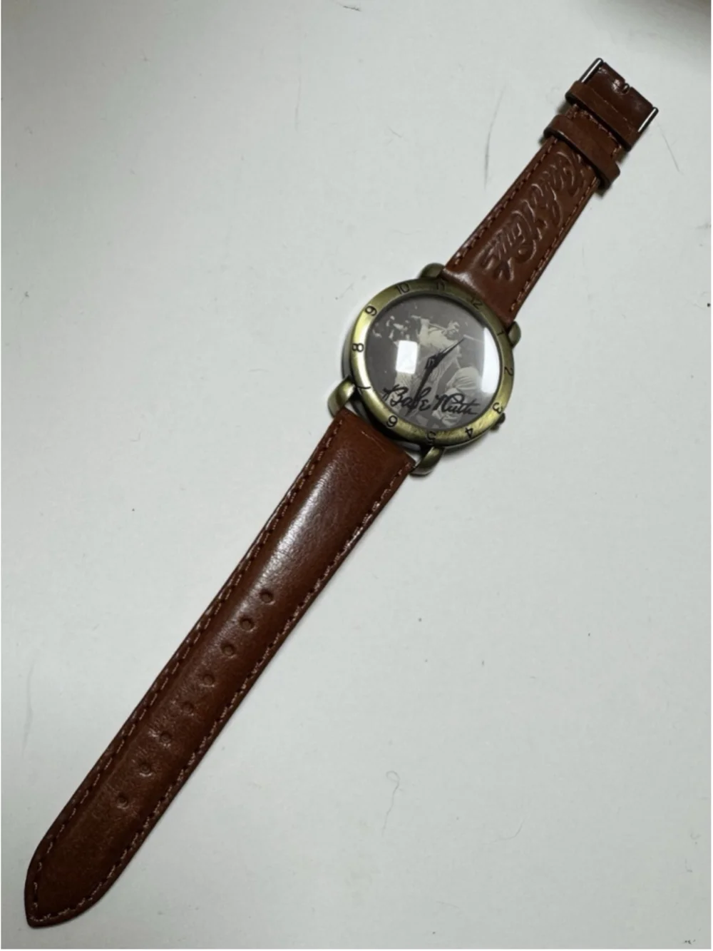 1994 Babe Ruth 100th Anniversary Watch w/ Case Legends Of Baseball New Old Stock